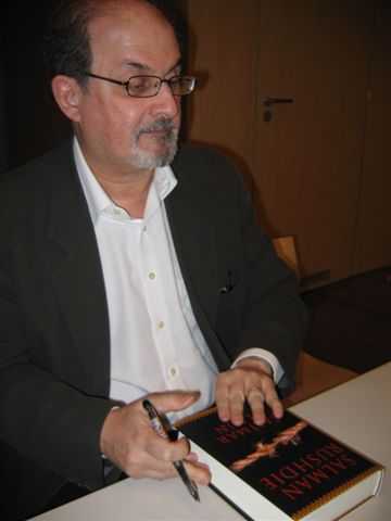 Portrait of author Salman Rushdie