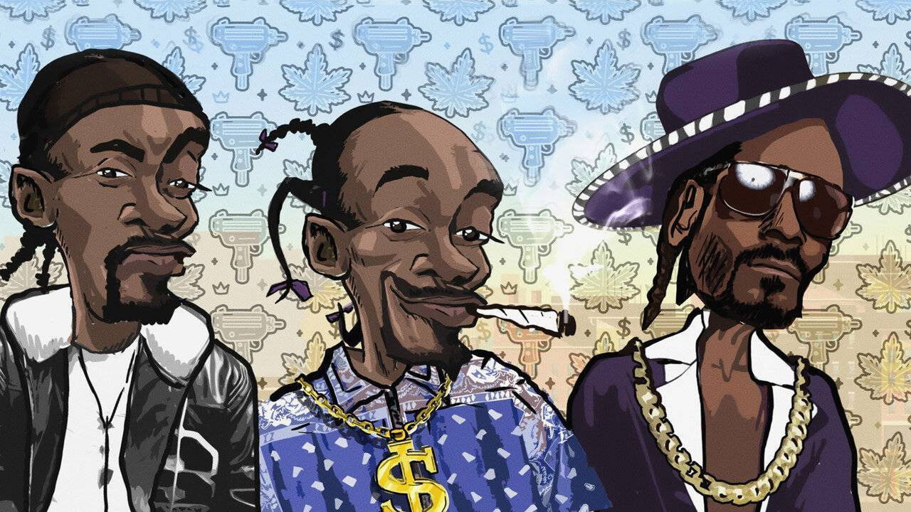 Snoop Dogg concert backdrop