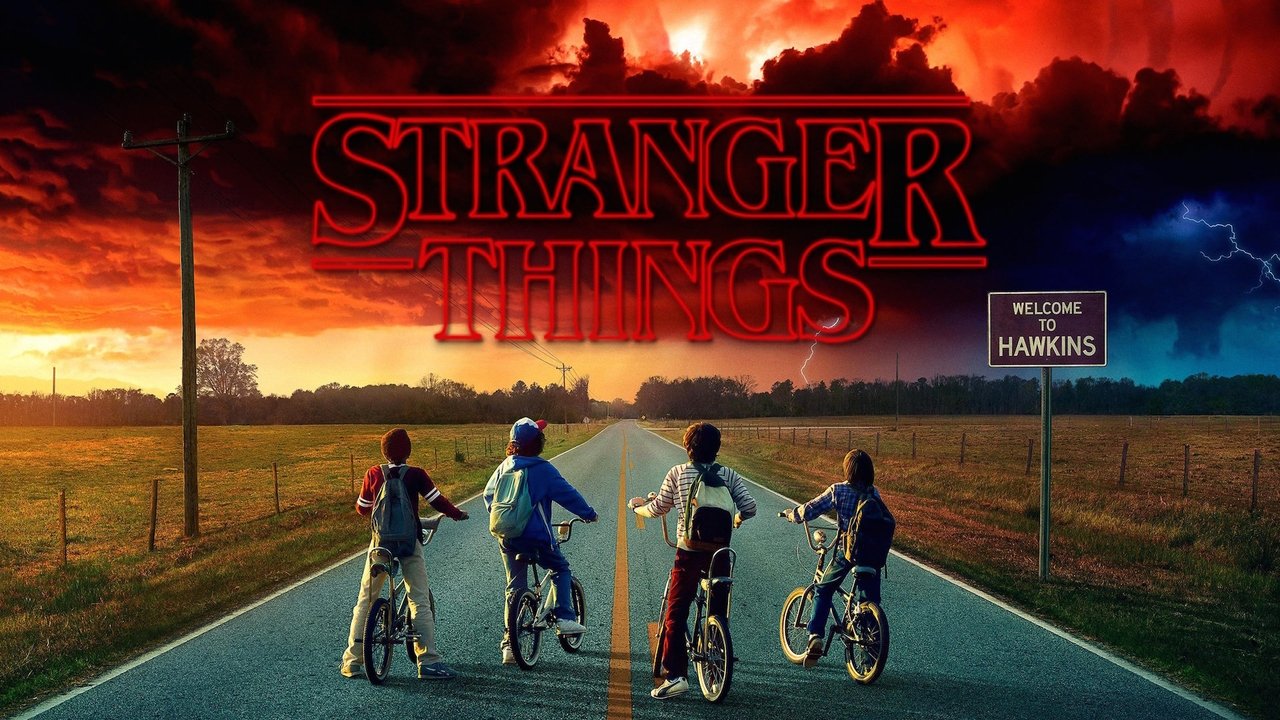 A backdrop from Stranger Things, Netflix's flagship series
