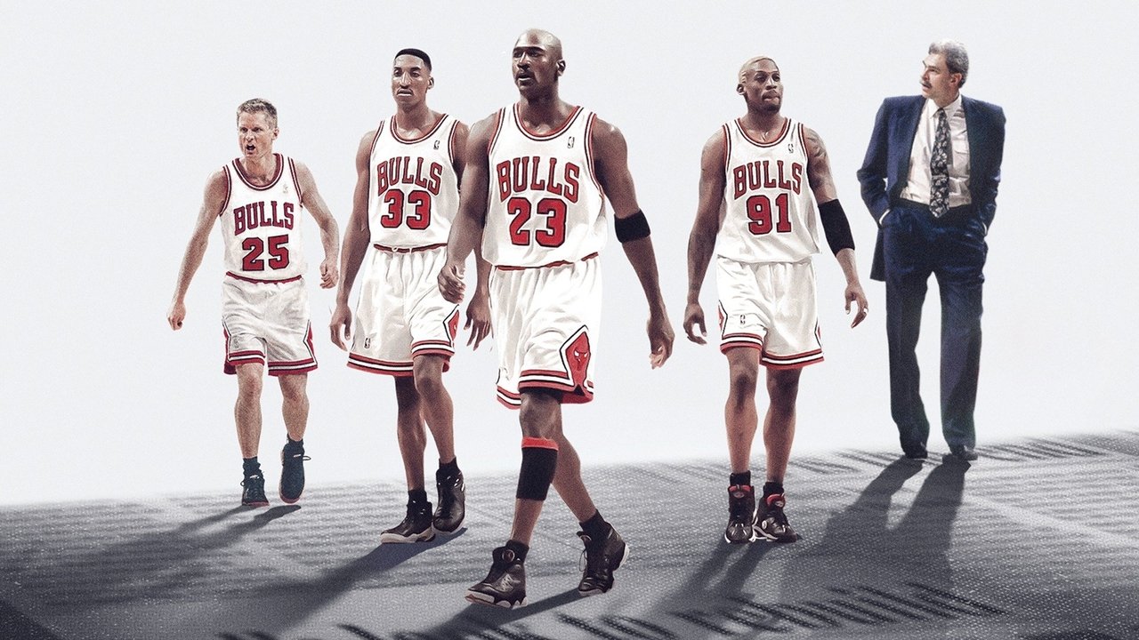 A scene from The Last Dance, the ESPN documentary series about Michael Jordan