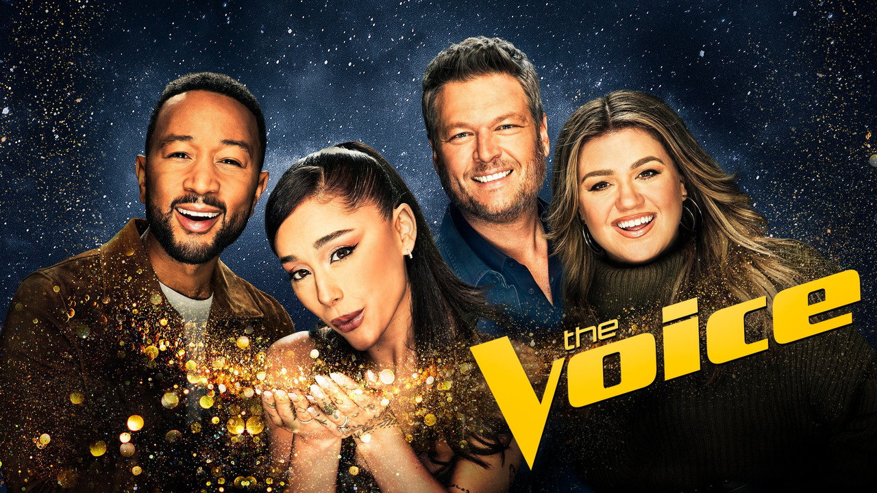 The Voice stage backdrop