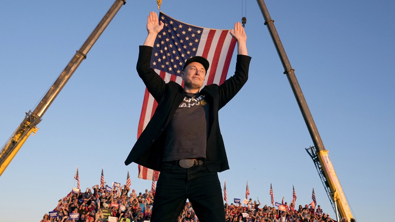 Official backdrop for the Musk documentary
